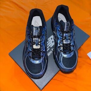 New Balance Kids' Navy and Black Sneakers